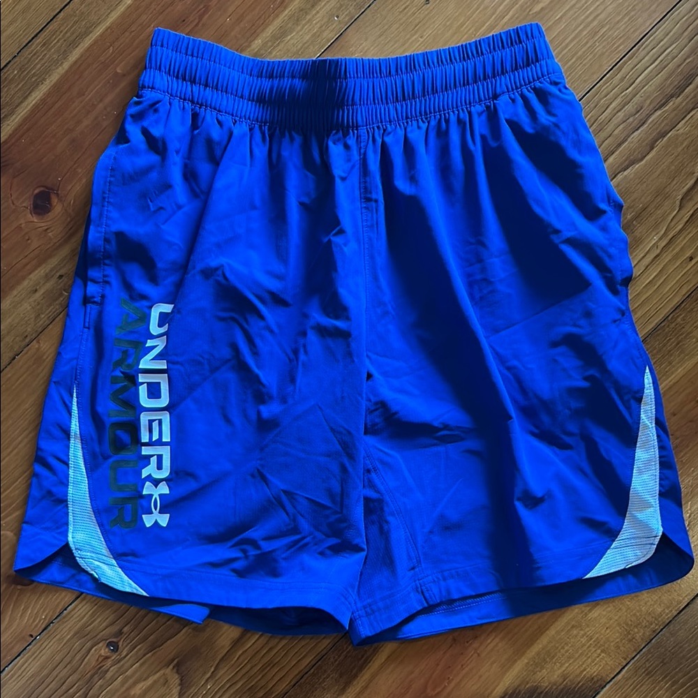 Under Armour Men's Vibrant Blue Athletic Shorts